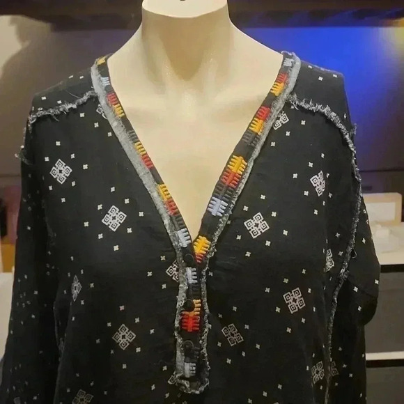 JOHNNY WAS BOHO CHIC TOP - Picture 2 of 8